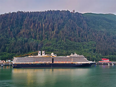 Holland America Cruise Ship in Juneau Alaska