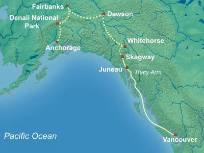 Holland America Yukon and Denali cruise tour