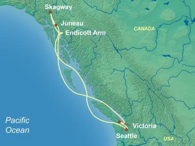 Royal Caribbean Alaska Cruise Itinerary from Seattle